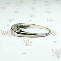 Timeless Seven Stone & White Gold Wedding Band