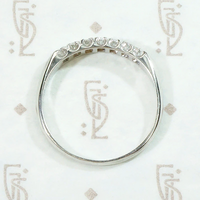 Ideal Old Euro Diamond Band with Great Details