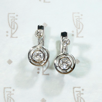 Must Have Pretty & Practical Art Deco Diamond Earrings