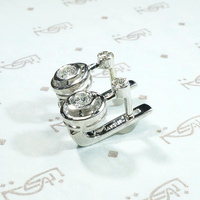 Must Have Pretty & Practical Art Deco Diamond Earrings
