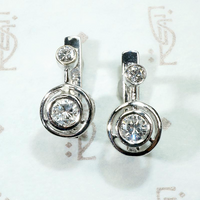 Must Have Pretty & Practical Art Deco Diamond Earrings
