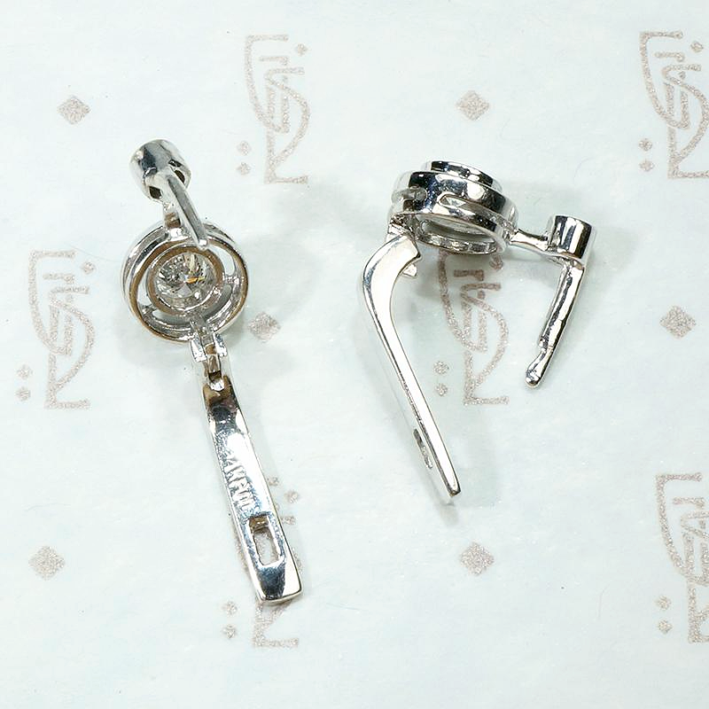 Must Have Pretty & Practical Art Deco Diamond Earrings