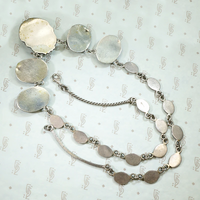 Mexican Silver Egyptian Revival Scarab Necklace