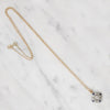 Geometric Edwardian Diamond & Sapphire Pendant