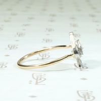 Jaunty Set Diamond Deco Conversion Ring