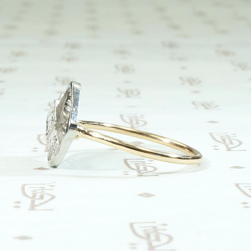 Jaunty Set Diamond Deco Conversion Ring