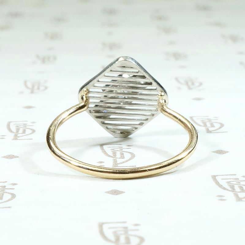 Jaunty Set Diamond Deco Conversion Ring