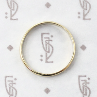 Stylish 1970s 18k Band with Diagonal Stripes