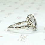 Playful Paisley Diamond Engagement Ring