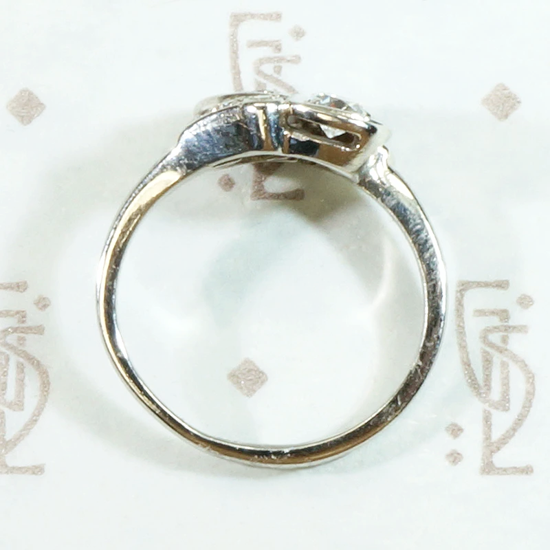 Playful Paisley Diamond Engagement Ring