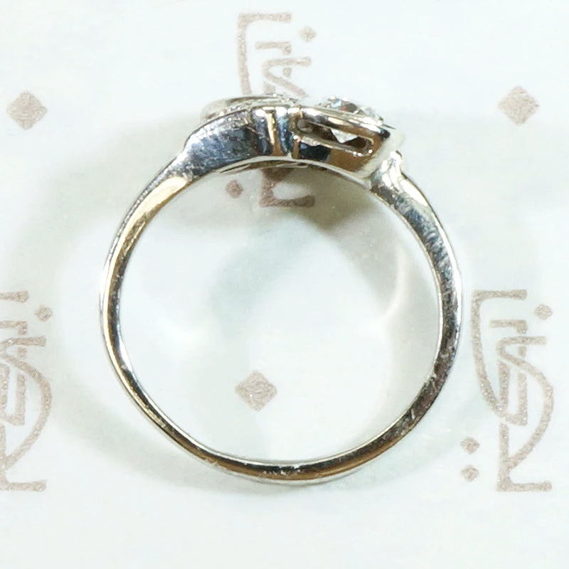 Playful Paisley Diamond Engagement Ring