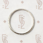 Geometric Arrow Patterned White Gold Band by Belais