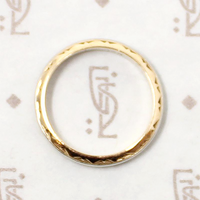 Fantastic Sculpted Two-Tone Gold Deco Band