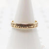 Cuneiform-Like Sculpted Gold Wedding Band