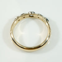 Substantial Edwardian Two Tone Diamond Band