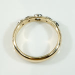 Substantial Edwardian Two Tone Diamond Band