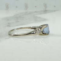 Stunning Antique Sapphire Set Engagement Ring