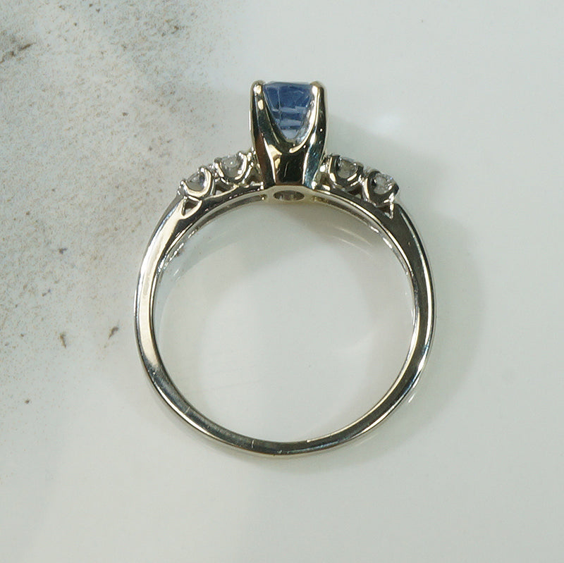 Stunning Antique Sapphire Set Engagement Ring