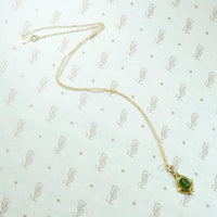 Gorgeous Arts & Crafts Gold & Jade Pendant