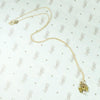 Highly Detailed Engraved Gold Grape Leaf Pendant