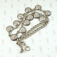 Engraved Silver Necklace Signed Newman's Reno Silver Shop