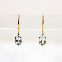 Light & Breezy Aquamarine Ear Bobs