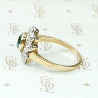Dazzling Daisy Halo Ring with Zircon