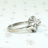 Hybrid Beauty 1940s Ring with Victorian Diamonds