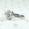 Hybrid Beauty 1940s Ring with Victorian Diamonds