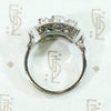 Hybrid Beauty 1940s Ring with Victorian Diamonds