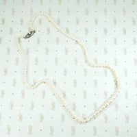 Princess Length Graduated Pearls with Pearl-Set Clasp