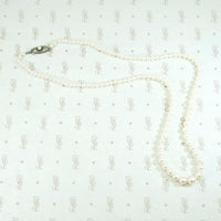Princess Length Graduated Pearls with Pearl-Set Clasp