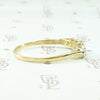Marvelous Old Mine Cut Diamond Edwardian Wedding Band