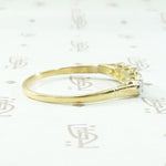 Marvelous Old Mine Cut Diamond Edwardian Wedding Band