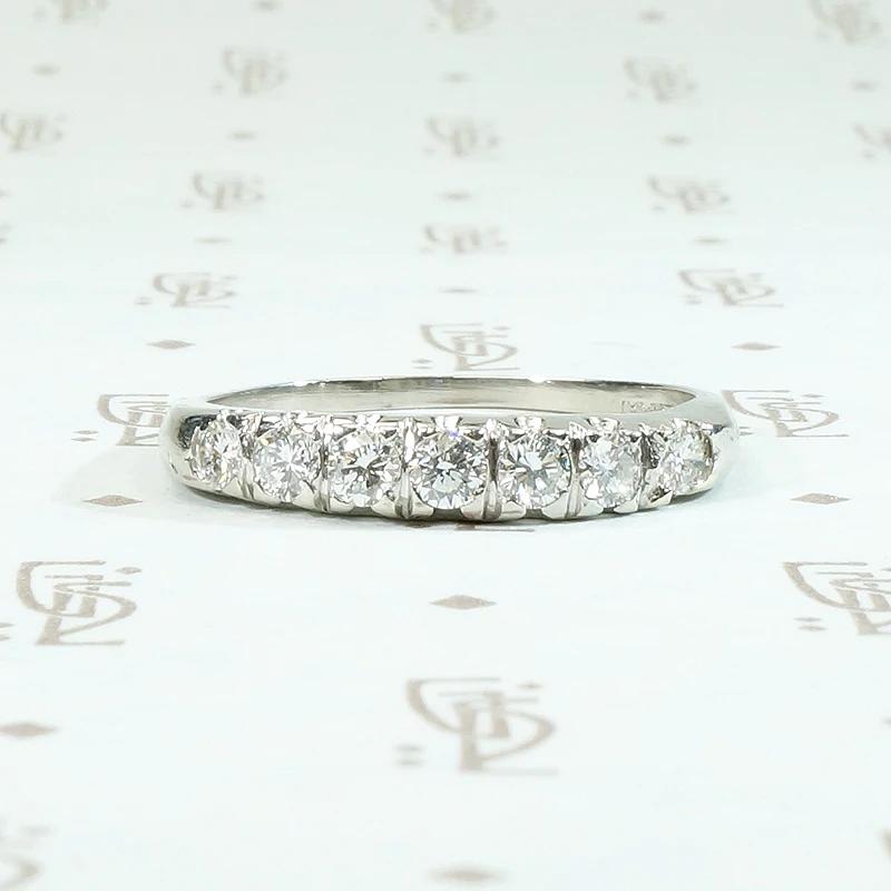 Classic Seven Diamond Band in Platinum