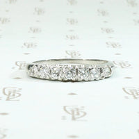 Classic Seven Diamond Band in Platinum