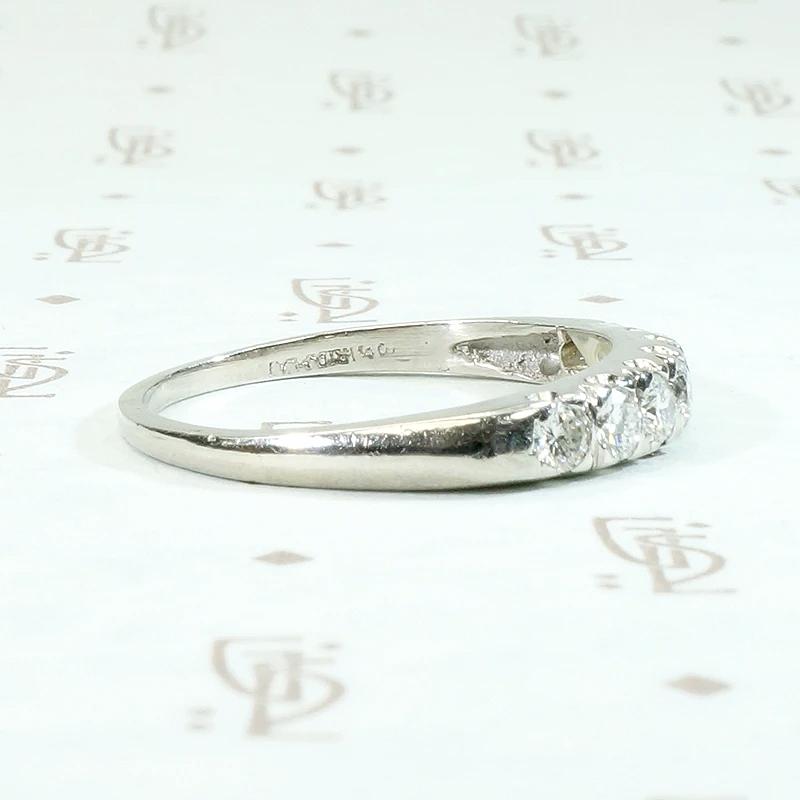 Classic Seven Diamond Band in Platinum