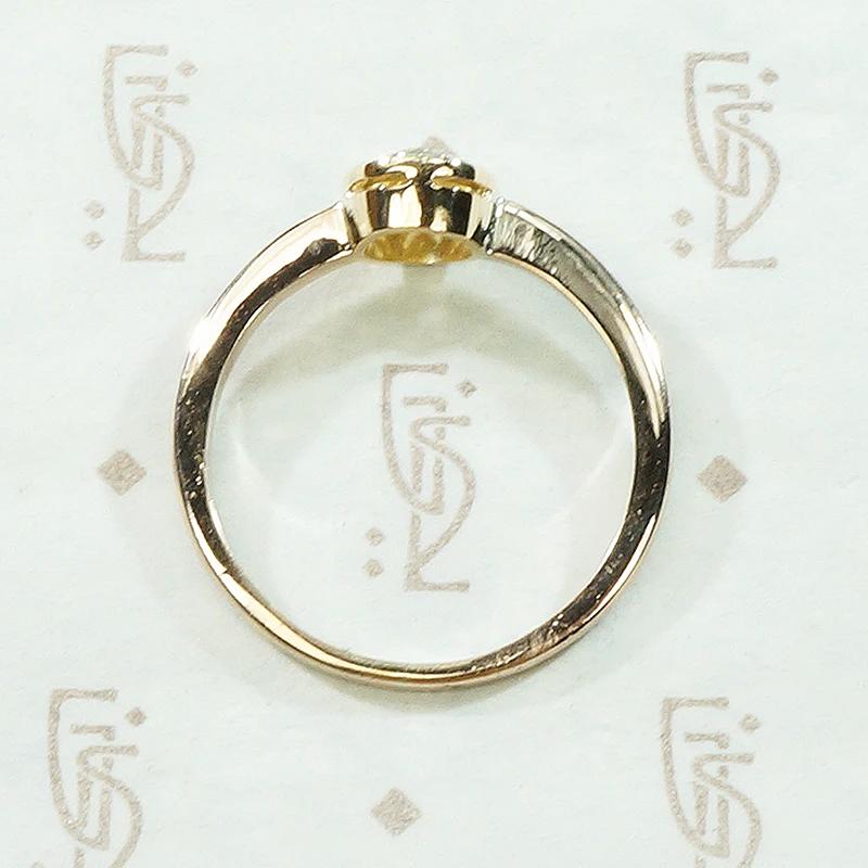 Elegant Edwardian Halo Ring with Old Mine Cut Diamond