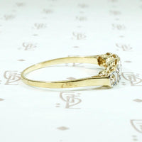 Victorian Platinum & Gold Five-Stone Diamond Band