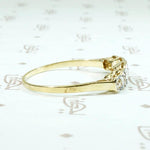 Victorian Platinum & Gold Five-Stone Diamond Band