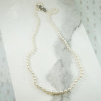 Graduated Mikimoto Cultured Pearl Necklace