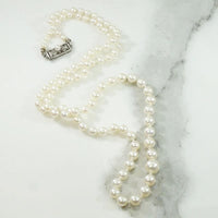 Graduated Mikimoto Cultured Pearl Necklace