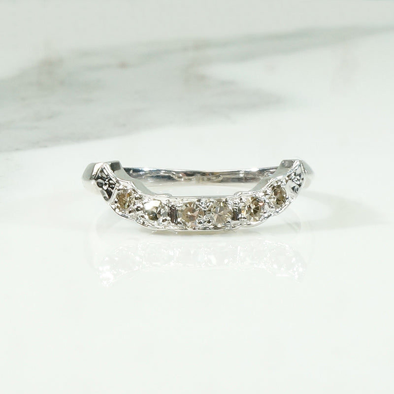 Striking Diamond Set Nesting Wedding Band