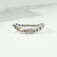 Striking Diamond Set Nesting Wedding Band
