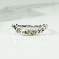 Striking Diamond Set Nesting Wedding Band