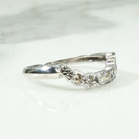 Striking Diamond Set Nesting Wedding Band