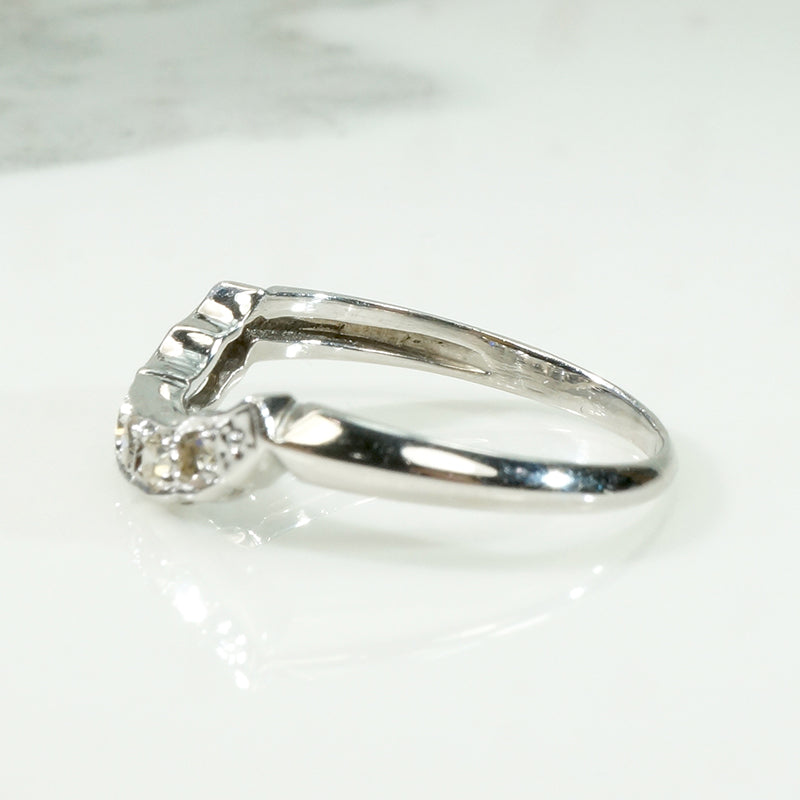 Striking Diamond Set Nesting Wedding Band