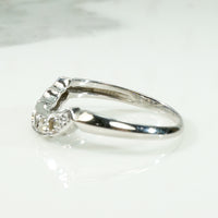 Striking Diamond Set Nesting Wedding Band