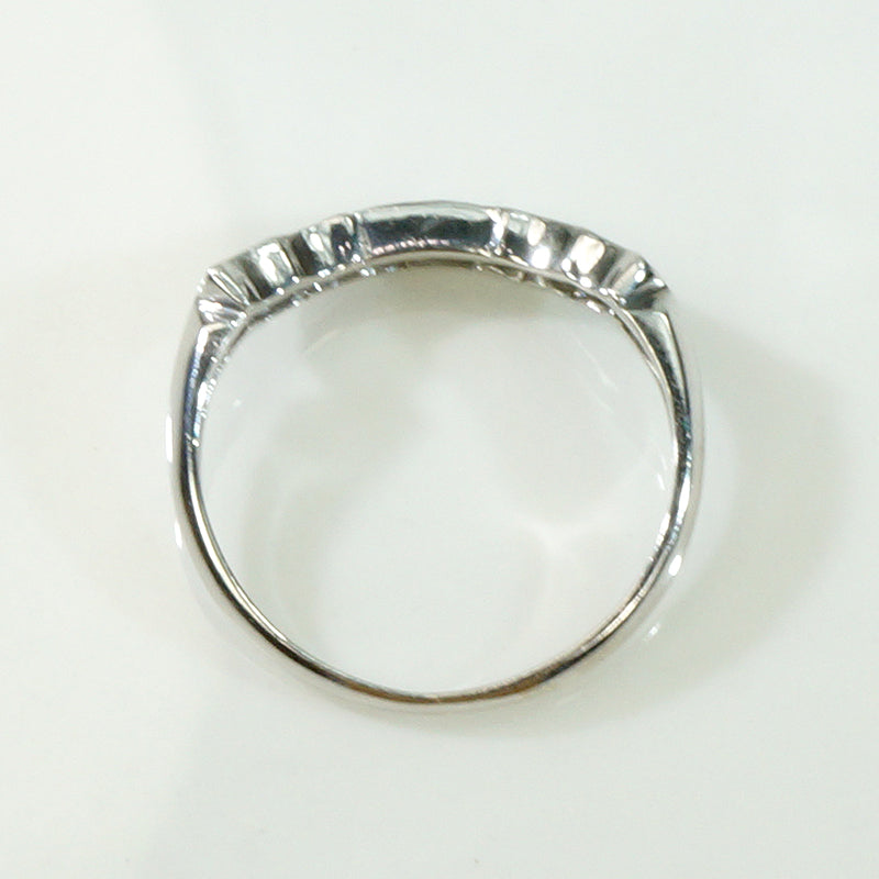 Striking Diamond Set Nesting Wedding Band