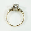 Classic Two-Tone Engagement Ring with Pretty Diamond